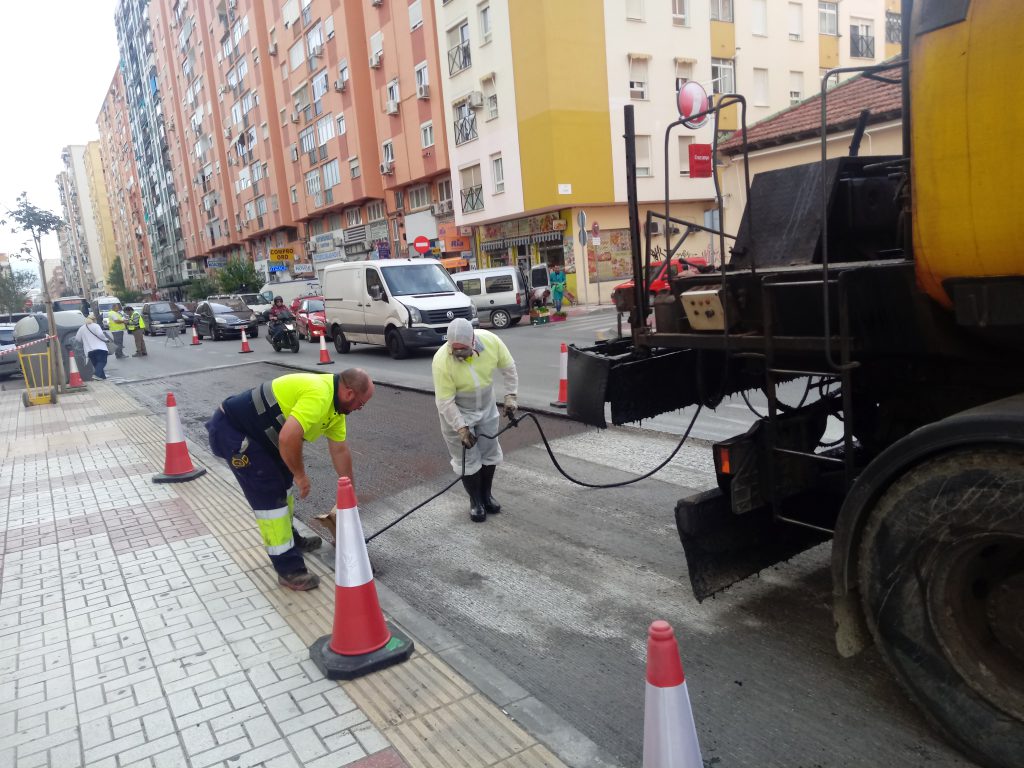 DELTA infraser Y CANTERAS DE ALMARGEN INICIAN LAS OBRAS DEL PLAN DE ASFALTO EN MÁLAGA